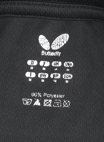 Butterfly Men's Black & Green Jersey T-Shirt M