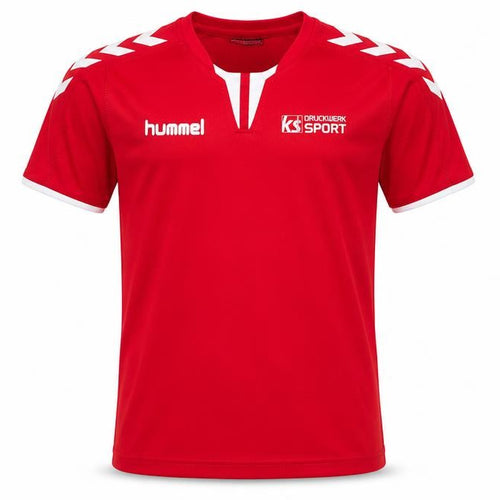 Hummel Boys Red Jersey T-Shirt, Size 12-13 Years