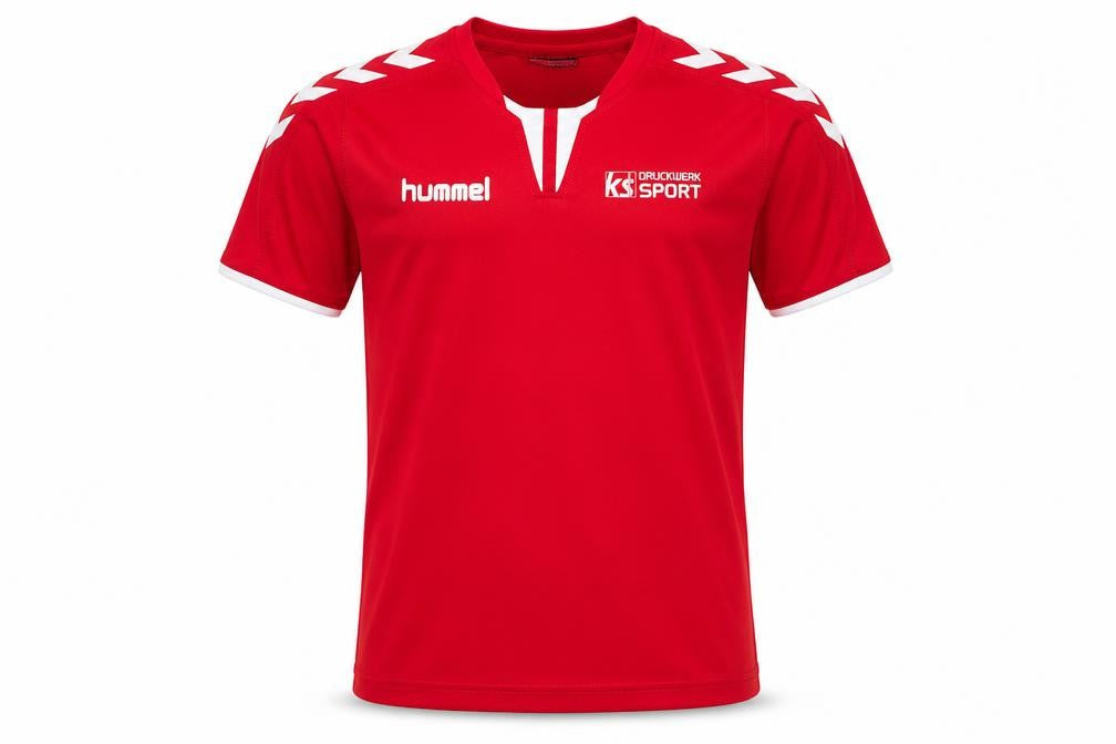 Hummel Boys Red Jersey T-Shirt, Size 12-13 Years