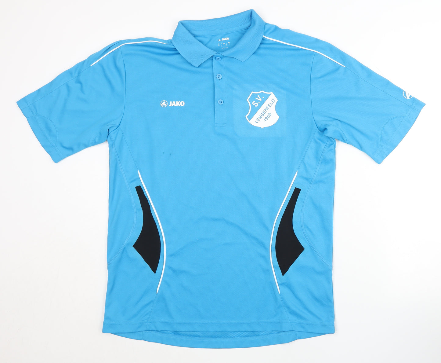 Jako Men's Blue Polo Shirt Medium Logo