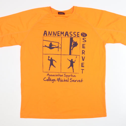 Acqua Royal Technic Unisex Orange L Sports T-Shirt