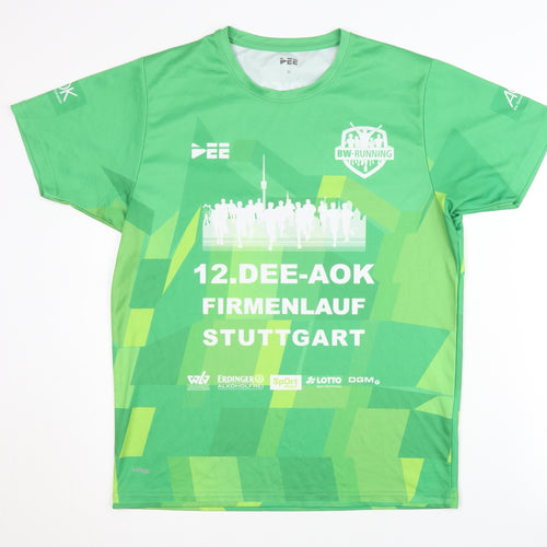 DEE Men's Green Running T-Shirt M