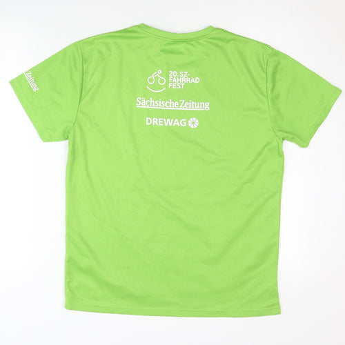 DEE Men's Green Cycling T-Shirt S Breathable Sportswear