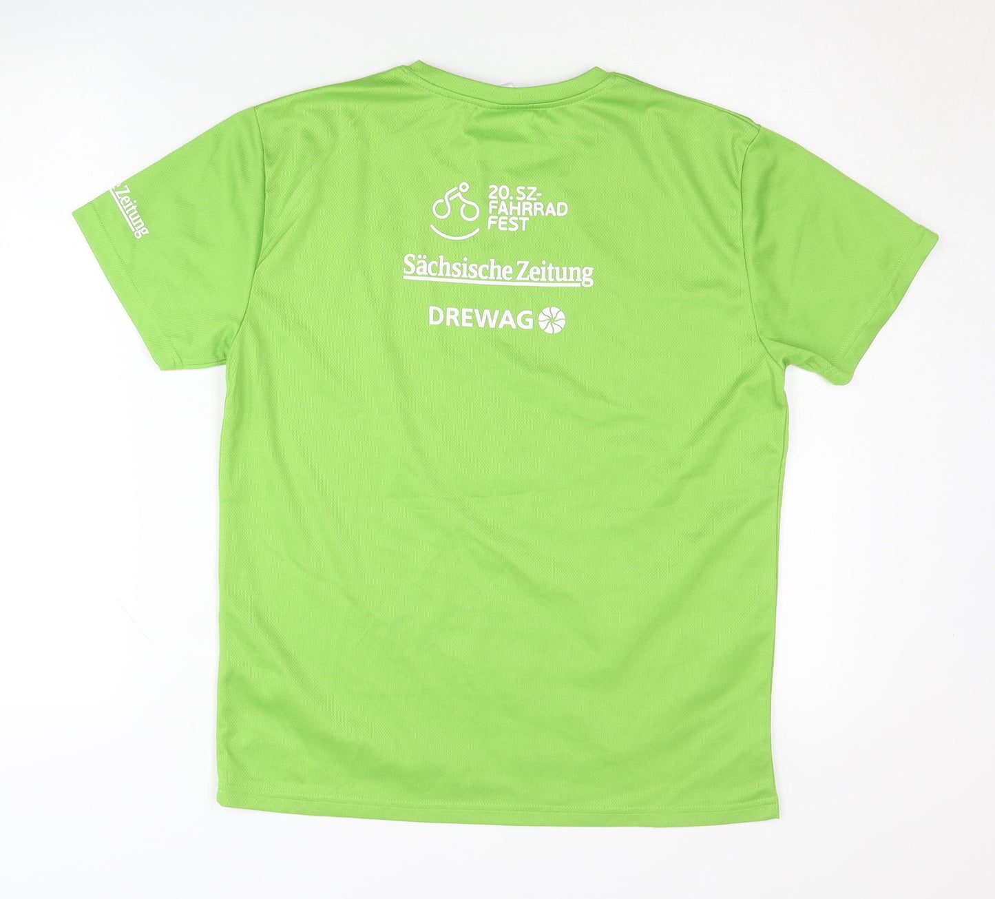 DEE Men's Green Cycling T-Shirt S Breathable Sportswear