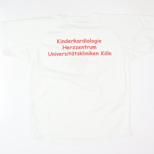 Seven-T Men's White Graphic Print T-Shirt M
