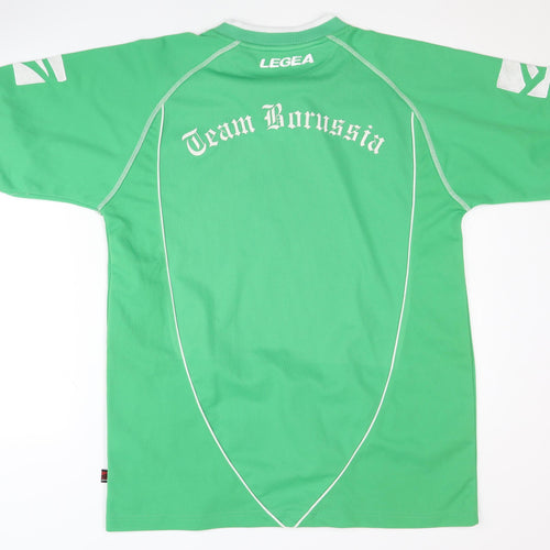 Legea Men's Green Jersey L Sports V-Neck