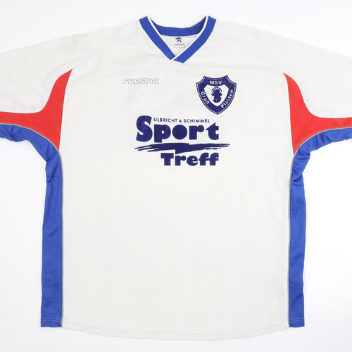 Prostar Men's White Jersey XL with Logo Accents