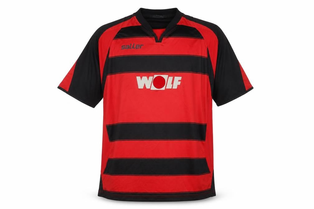 Front view of Saller Men's Red L Jersey for Football