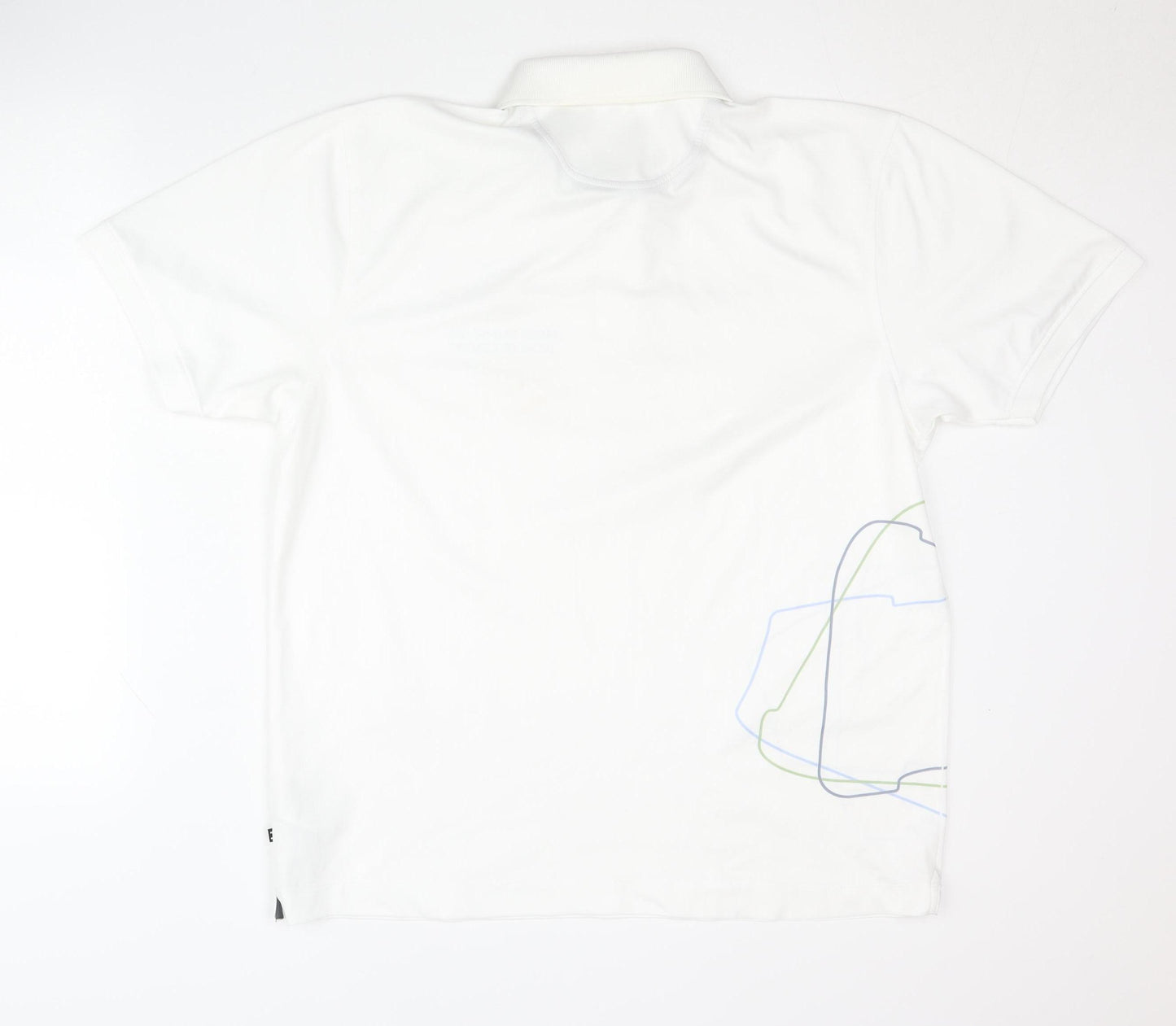 Tee Jays Men's White Polo Shirt L