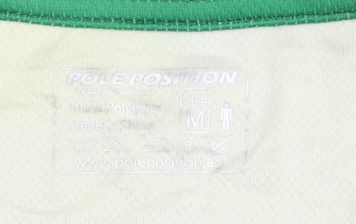 Pole Position Men's Green M Running T-Shirt Jersey