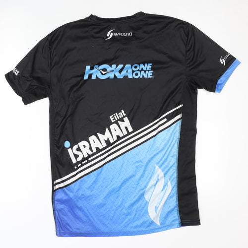 Bodycross Men's Black Blue Medium Running T-Shirt