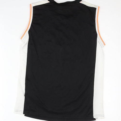 Chapter Young Boys Black Tank Top 12-14 Years Sleeveless Jersey
