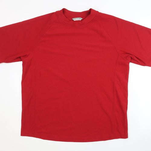 Rodeo Unisex Red T-Shirt Size 20 for Gym & Running