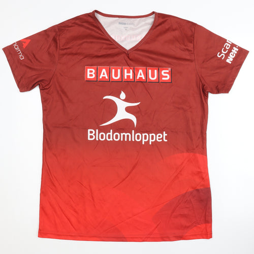 NEH.com Women's Red XL Running T-Shirt