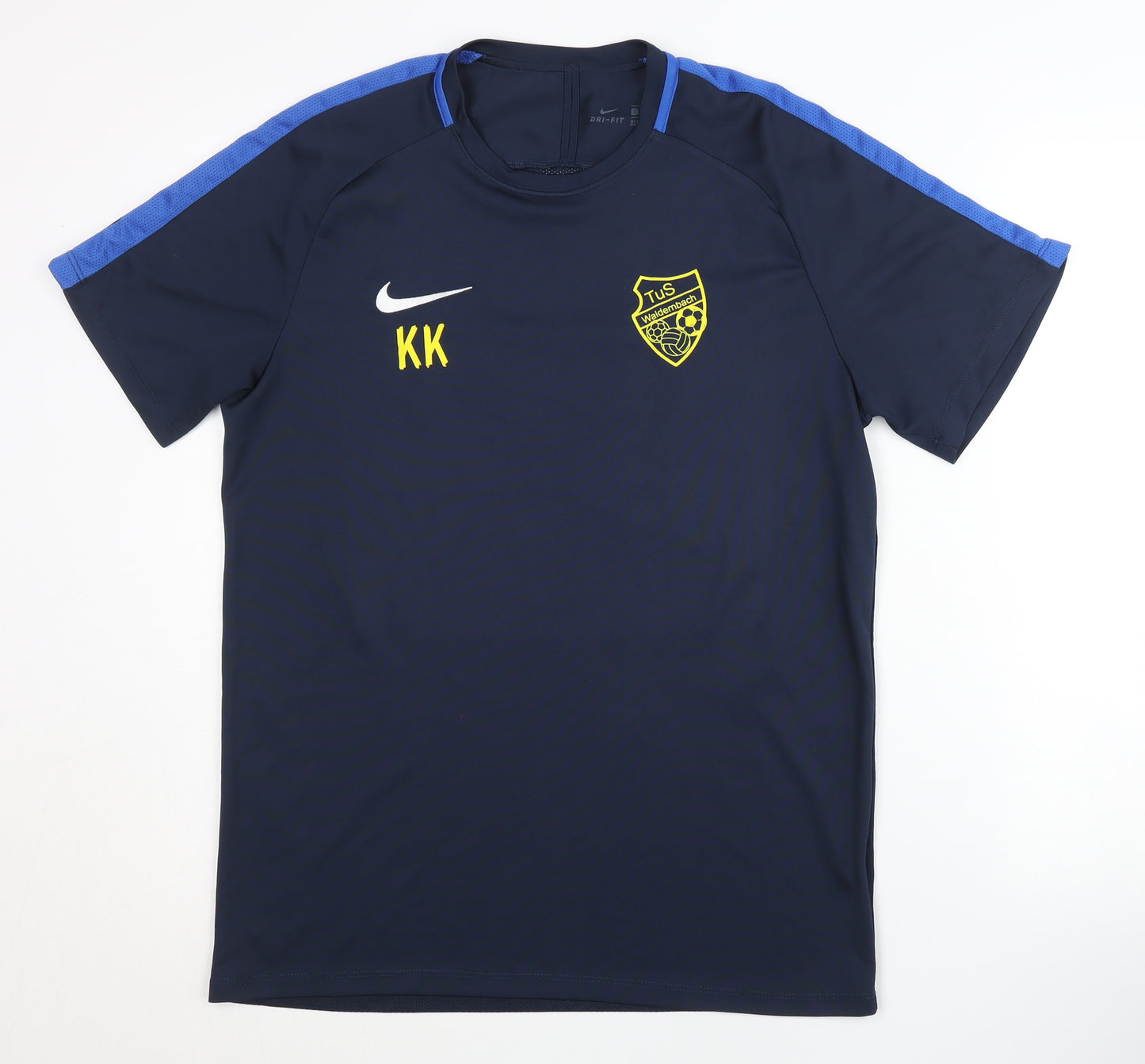 Nike Men's Blue Jersey T-Shirt Size L