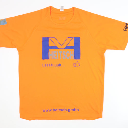 SOL'S Men's Orange T-Shirt L Activewear Jersey