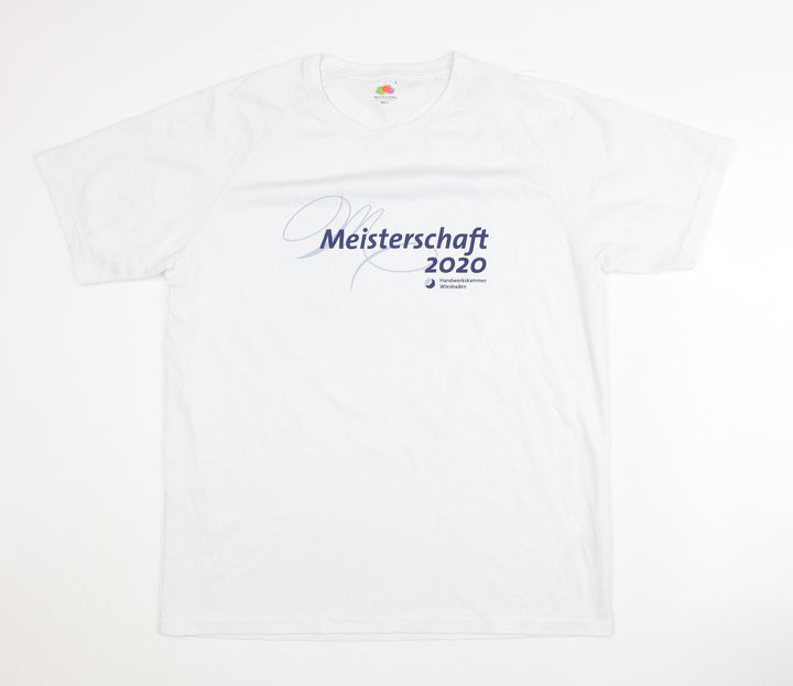 Fruit of the Loom Men's White L T-Shirt Graphic Print