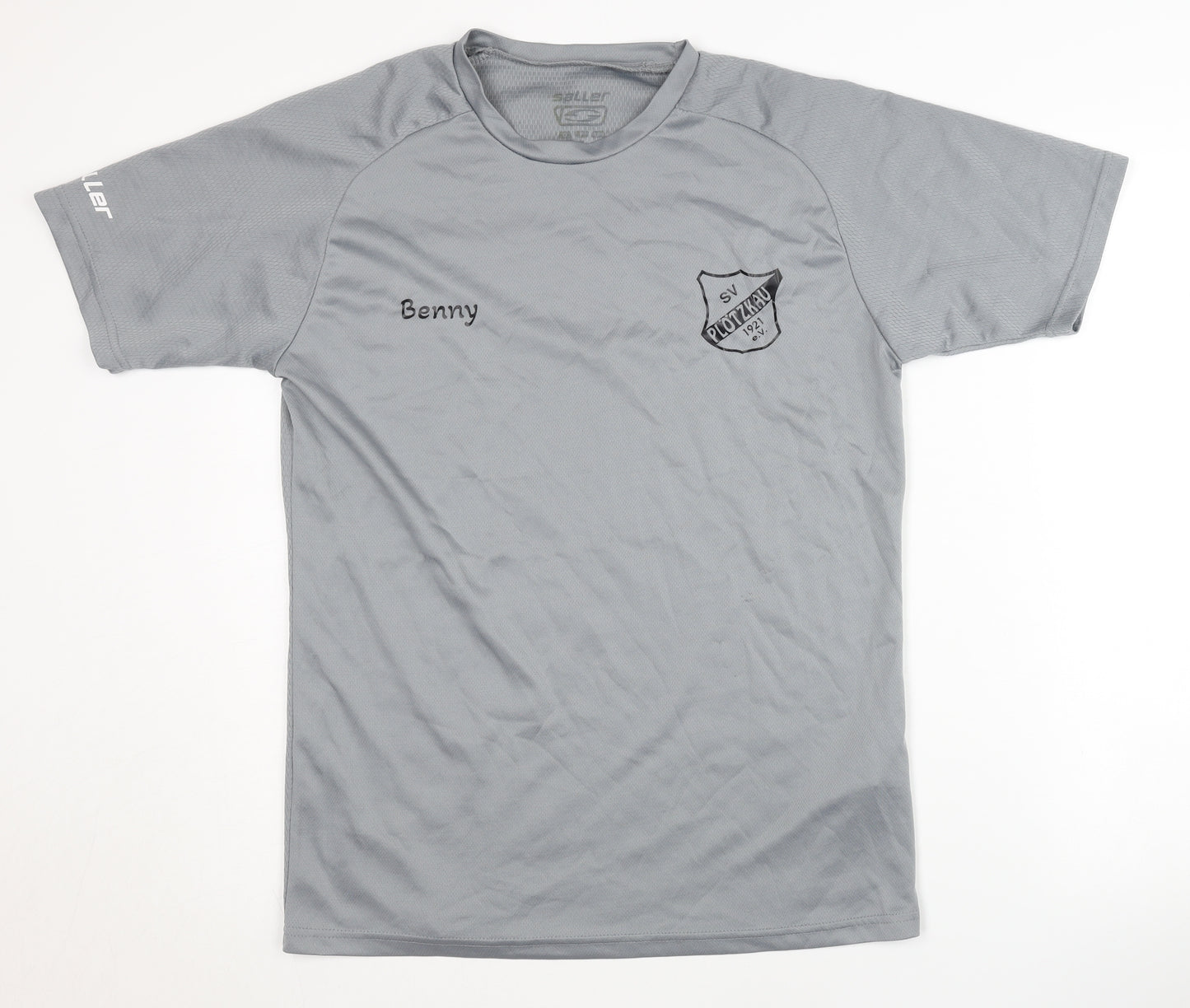 Saller Men's Grey Football Jersey T-Shirt