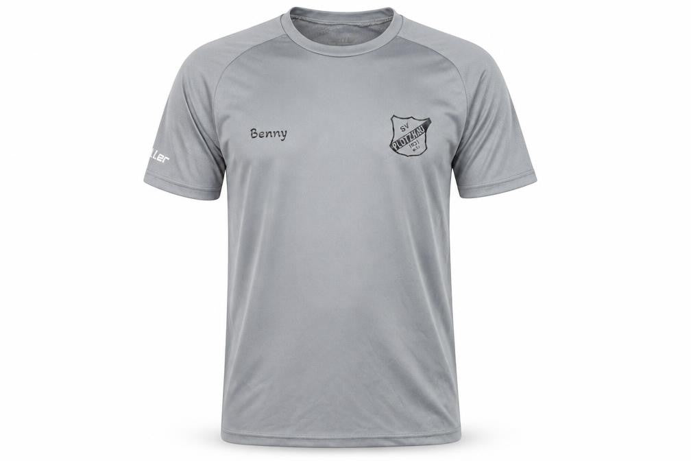 Saller Men's Grey Football Jersey T-Shirt