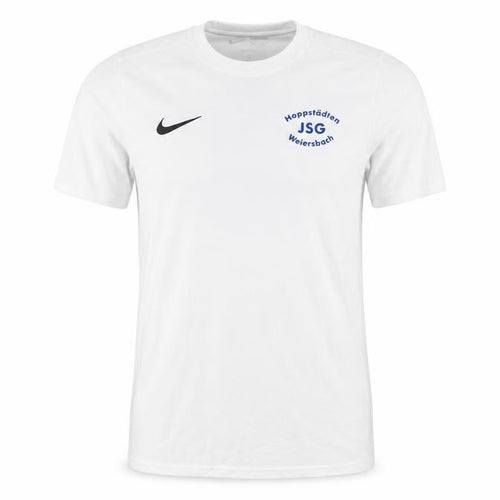 Nike Men's White Slim Fit Gym T-Shirt L