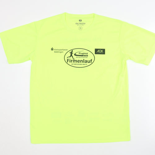 Oltees Unisex Green Running T-Shirt M