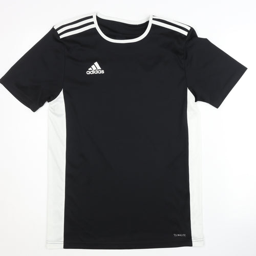 Adidas Men's Black Gym T-Shirt, Size S, Jersey Style