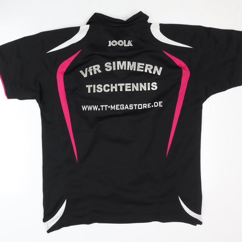 JOOLA Men's Black Polo Shirt L for Table Tennis