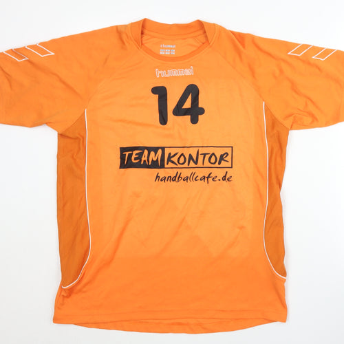 Hummel Men's Orange Handball Jersey Size L