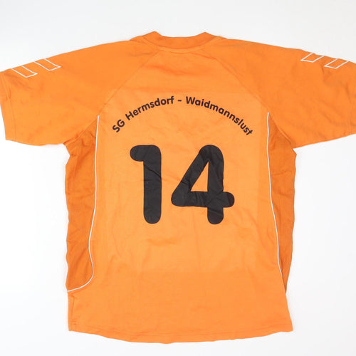 Hummel Men's Orange Handball Jersey Size L