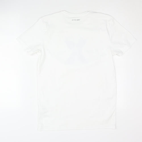 Stedman Men's White Crew Neck T-Shirt M