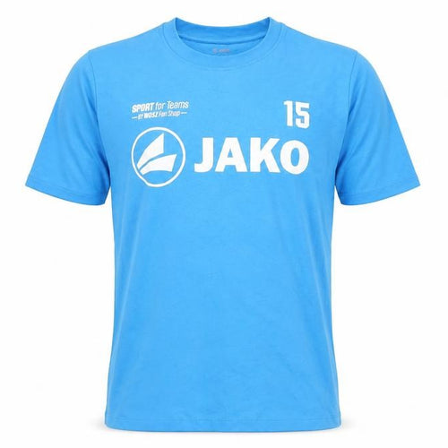 Jako Men's Blue XS Jersey T-Shirt with Logo