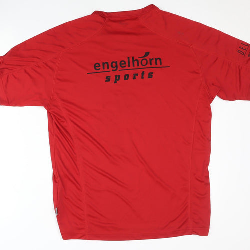 JAKO Men's Red L Jersey T-Shirt for Triathlon