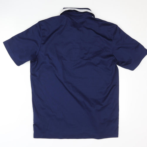 Adidas Men's Blue Medium Polo Shirt - Sports Jersey