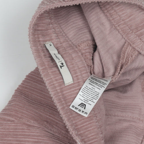 TU Women's Pink Corduroy Knee Length Skirt Size 10