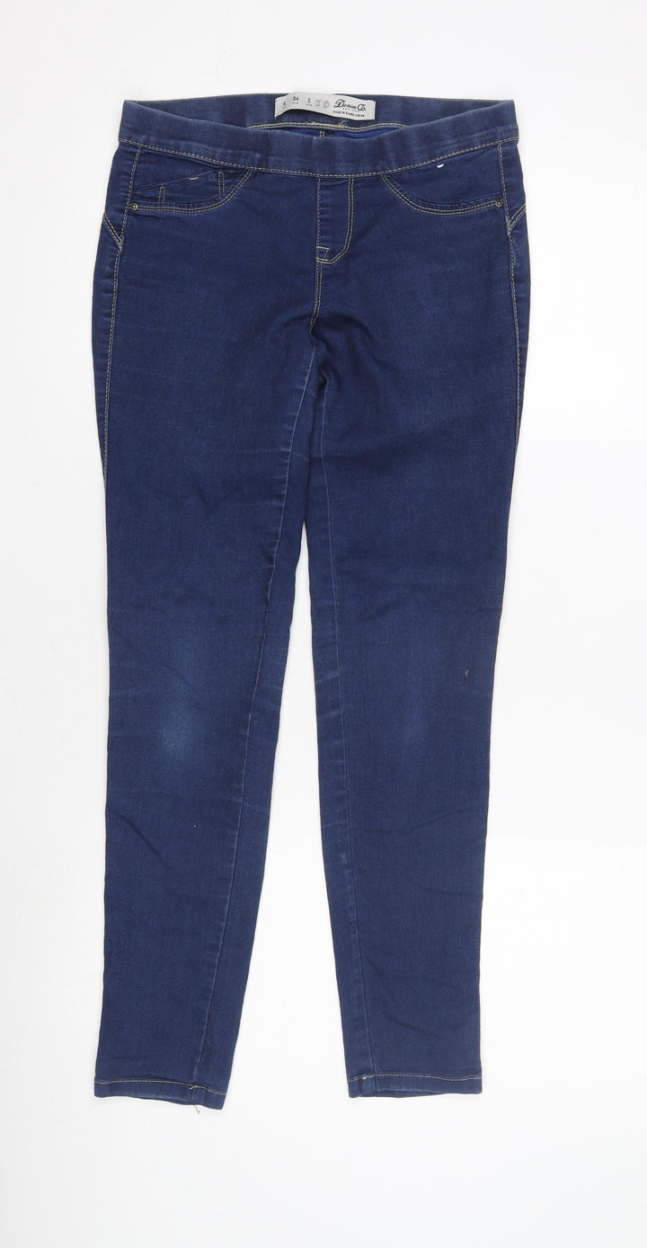 Denim Co. Women's Blue Jegging Size 6 Casual Trousers