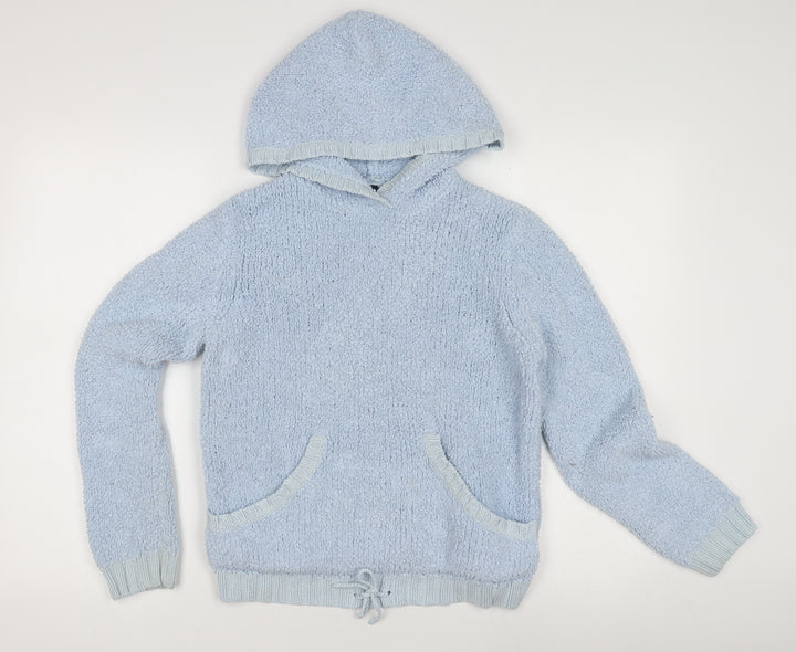 Gap Boys Blue Bouclé Hoodie, 2XL Pullover, Casual Wear