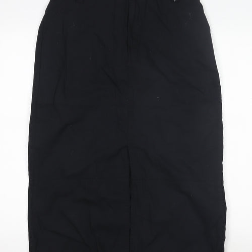Beloved Woman Black Casual Skirt, L, Elastic Waist, Machine Washable