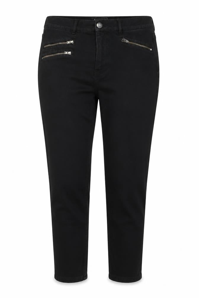 Front view of FC Jeans Women's Black Skinny Jeans, size 12