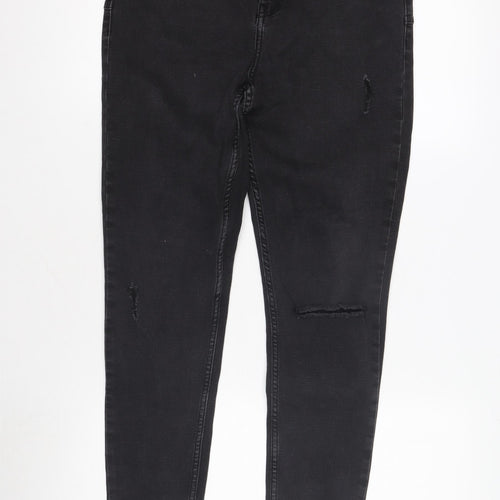 Denim Co. Women's Black Skinny Jeans Size 16