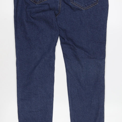 Tu Women's Blue Jegging 8 Elastic Waist Denim