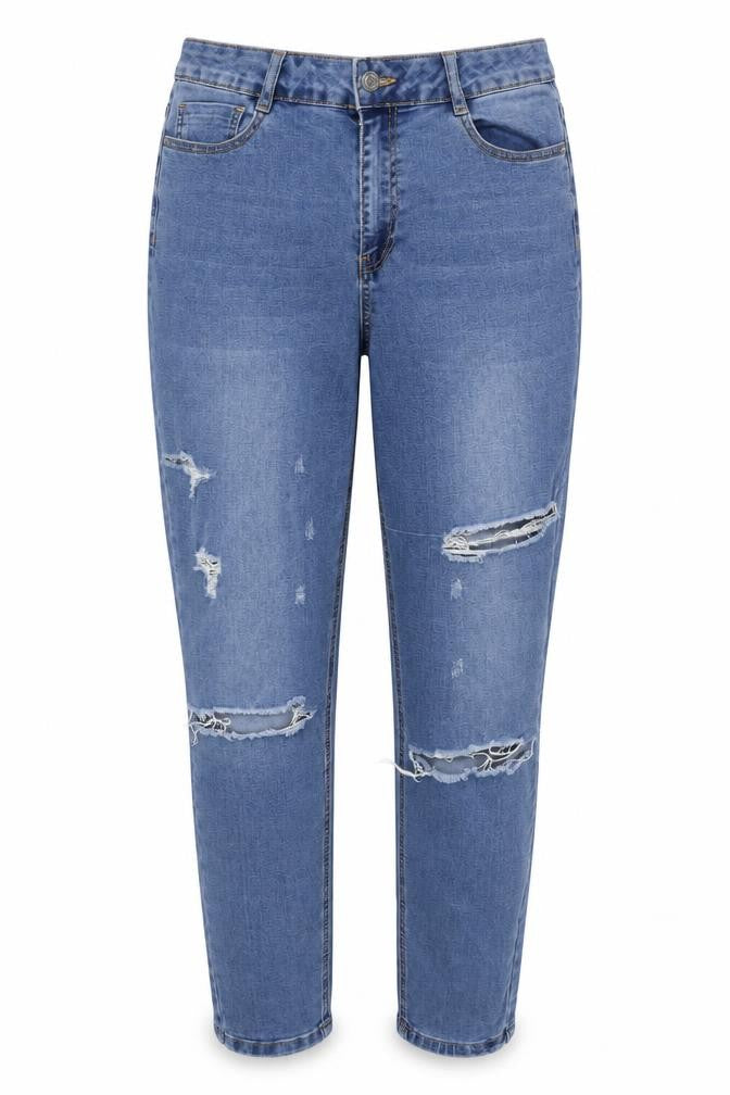 Front view of Sinner Women's Blue Skinny Jeans, size 14