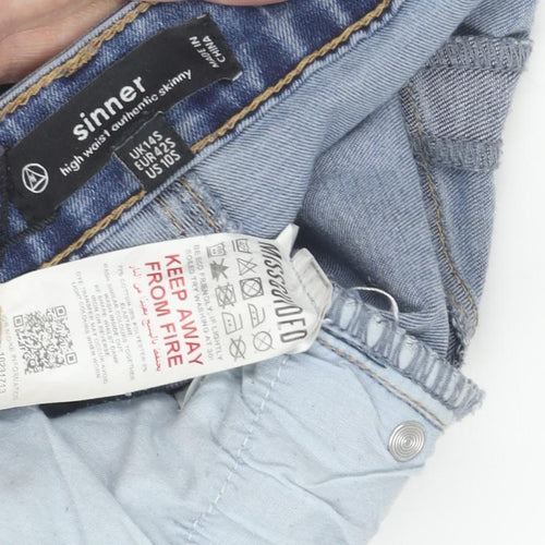 Sinner Women's Blue Skinny Jeans Size 14