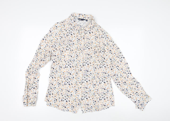 Isle Women's Multicoloured Floral Blouse, Size 14