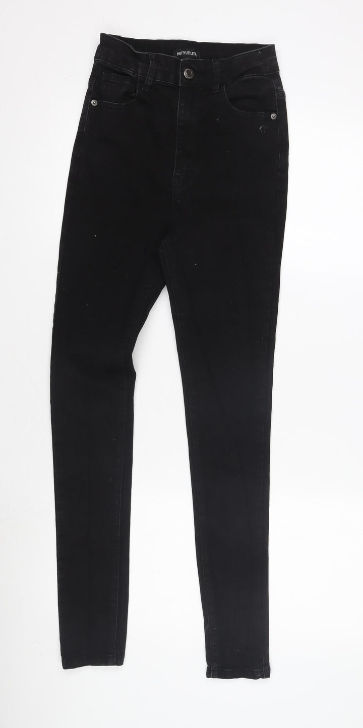 PrettyLittleThing Women's Black Skinny Jeans, Size S
