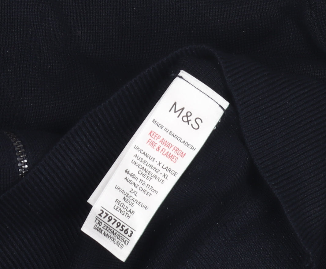 Marks and Spencer Men's Black XL Basic Jacket
