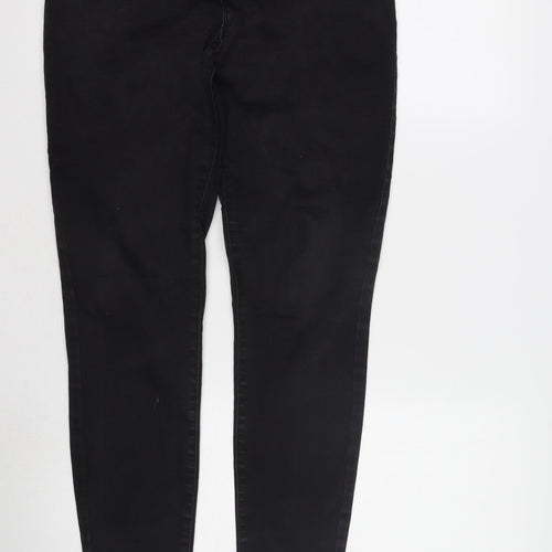 Denim Co. Women's Black Skinny Jeans, Medium, Stretch Denim