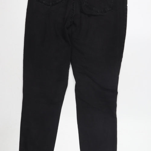 Denim Co. Women's Black Skinny Jeans, Medium, Stretch Denim