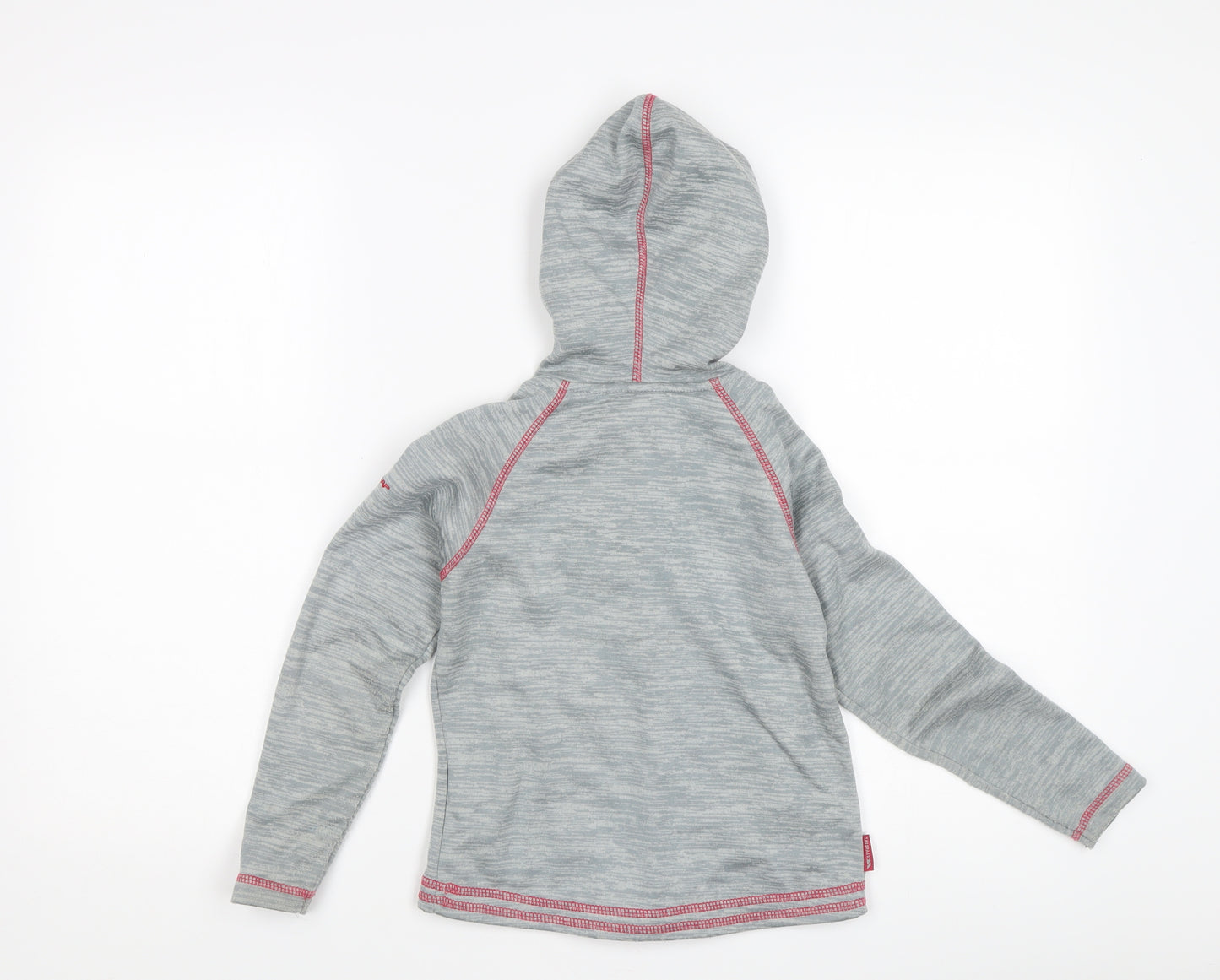 Trespass Girls Grey Full Zip Hoodie Size 5-6 Years