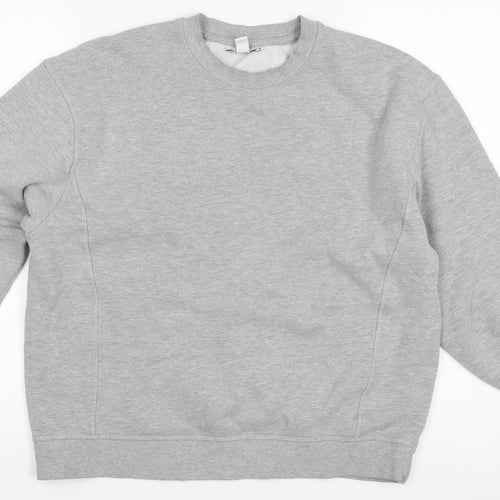 Topshop Women's Grey Sweatshirt Size S