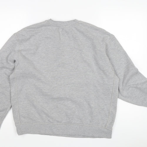 Topshop Women's Grey Sweatshirt Size S
